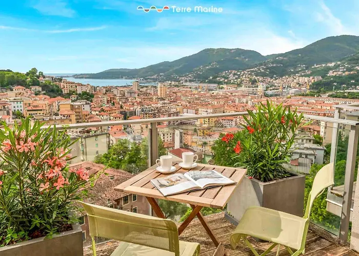 Lägenhet Bay View Home, Terremarine La Spezia